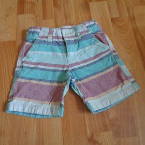 Crazy 8 Toddler faded wash striped shorts